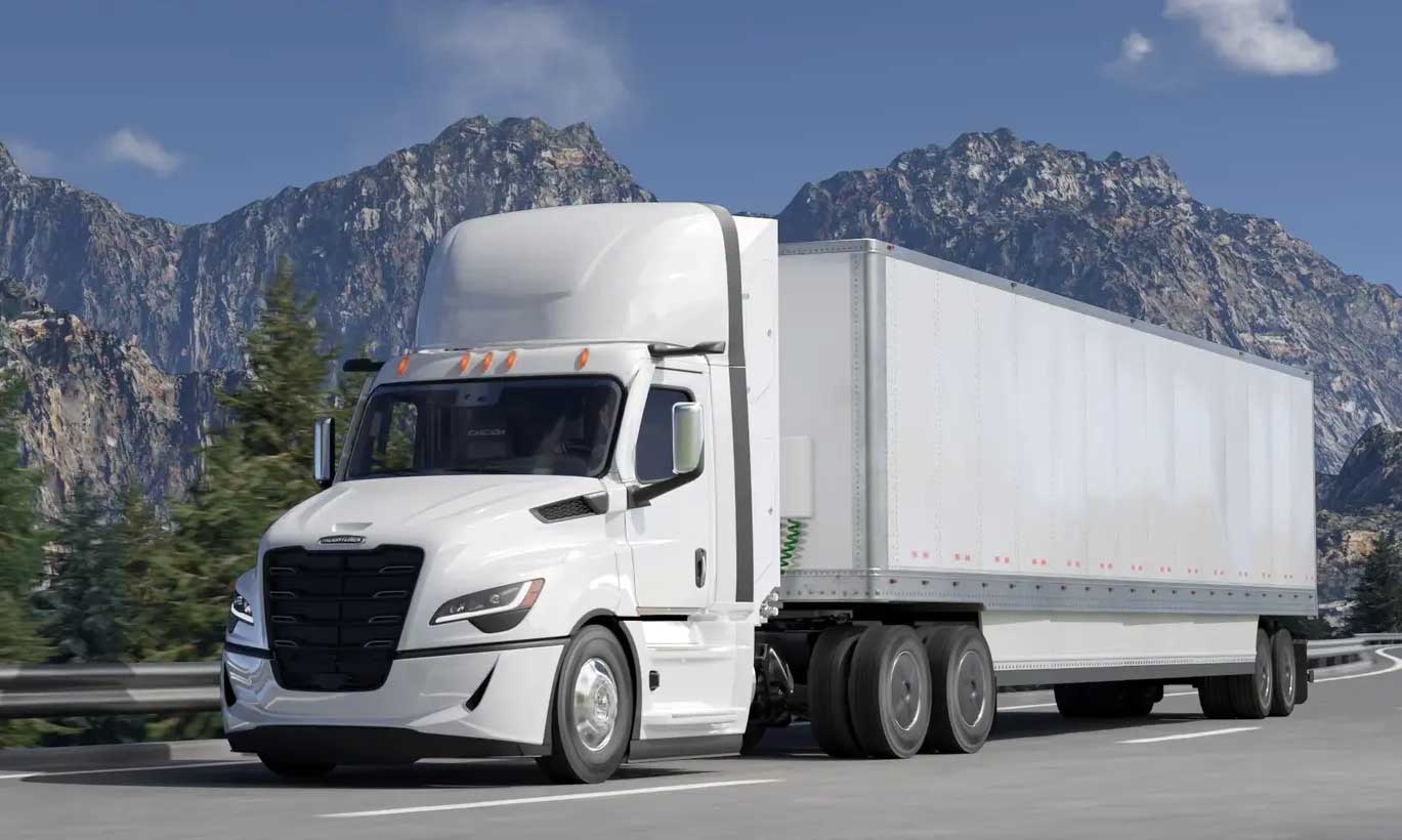 Aux Etats-Unis, Daimler lance son nouveau camion GNV