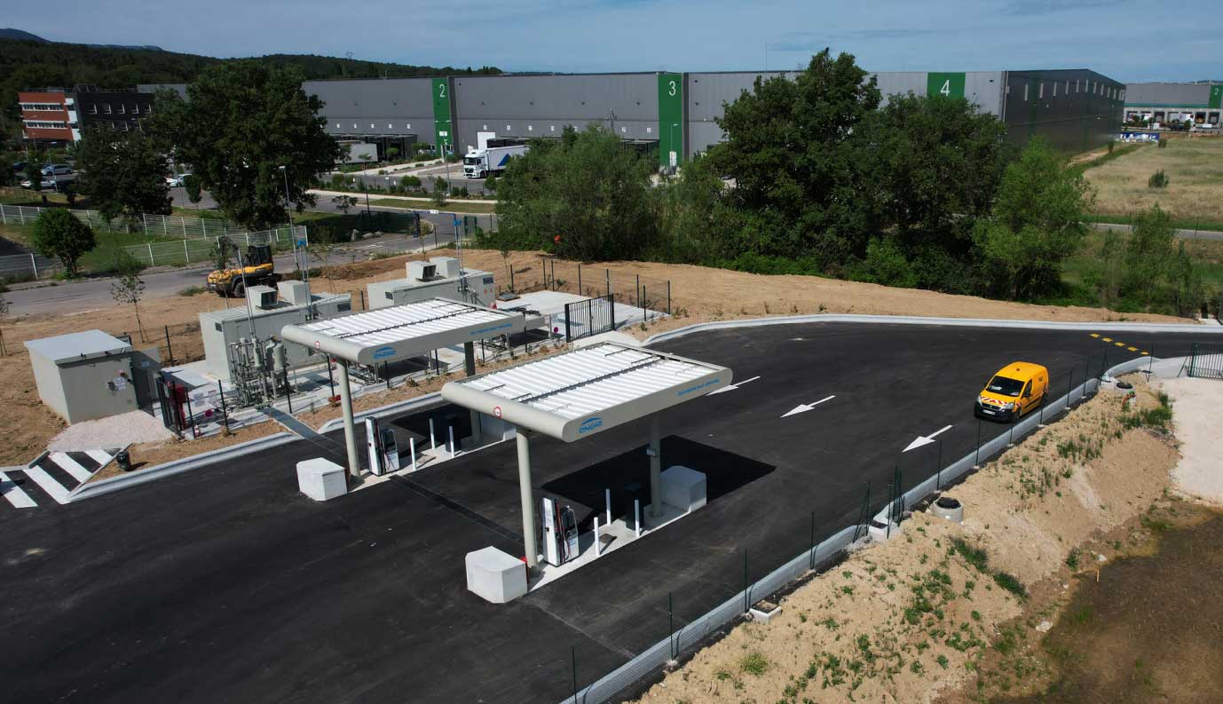 Carrefour et ENGIE Solutions inaugurent une nouvelle station GNV