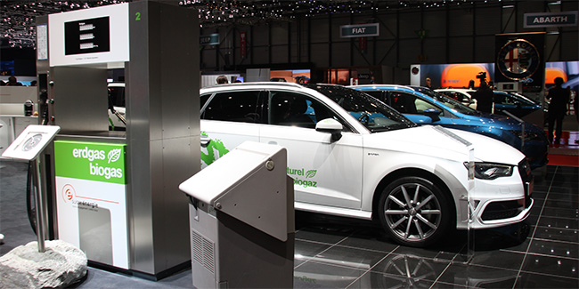 La voiture au gaz naturel s’invite au salon de l’automobile de Genève 2016