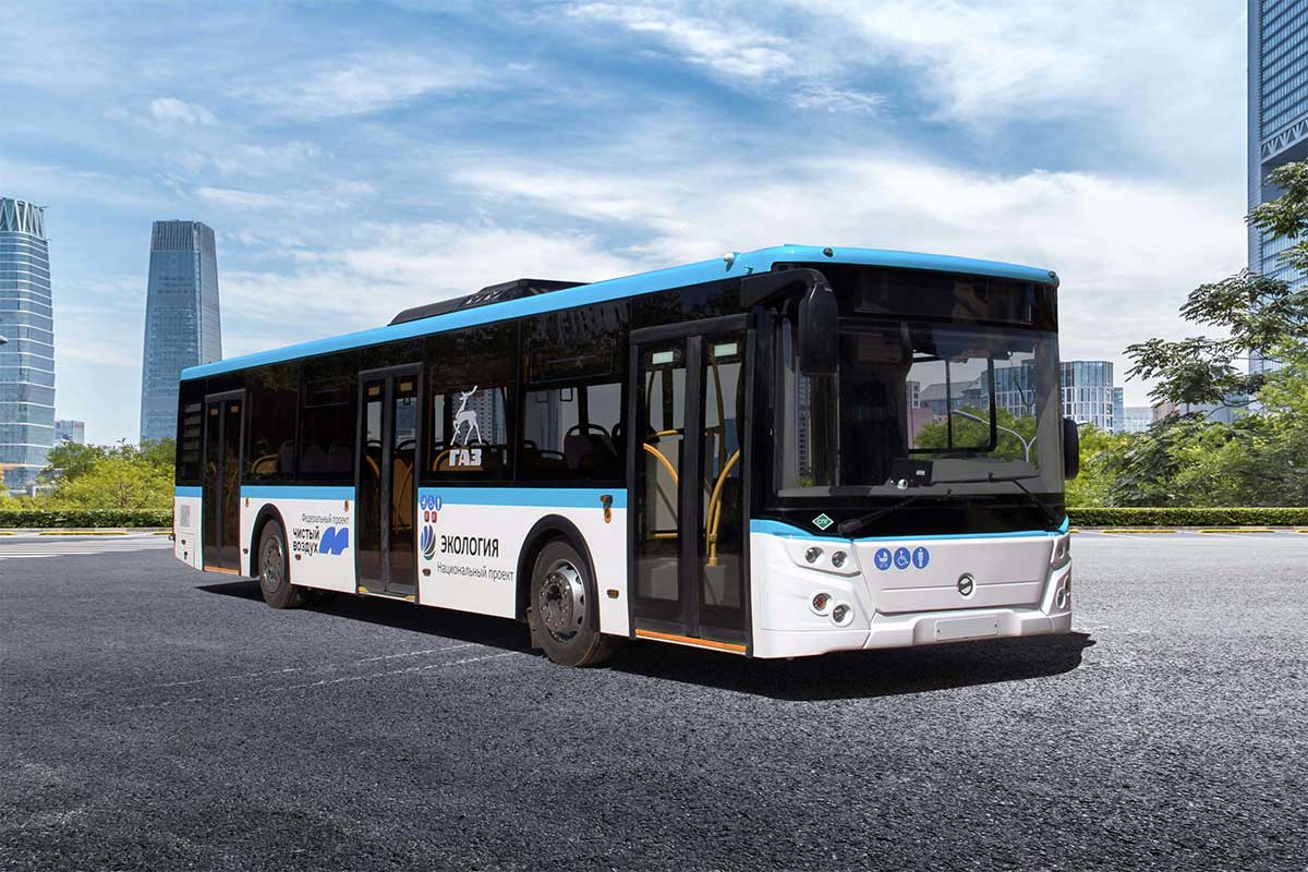 GAZ présente son premier bus urbain au GNL