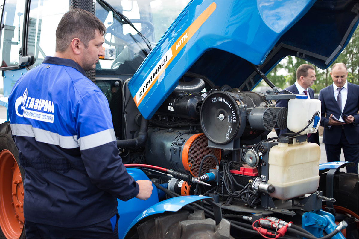 Russie : Gazprom lance une station mobile GNC pour les engins agricoles