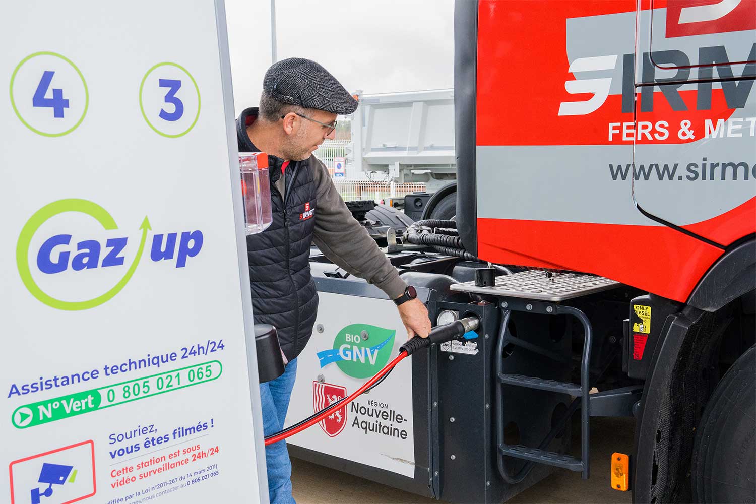 En Nouvelle-Aquitaine, Gaz'Up inaugure la station GNC de Brive