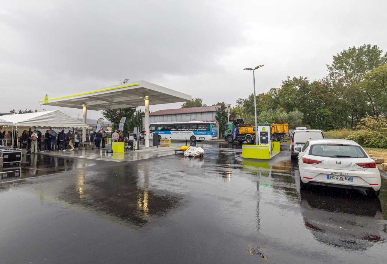 GEG inaugure sa huiti&egrave;me station multi-&eacute;nergies bioGNC &agrave; Bourgoin-Jallieu