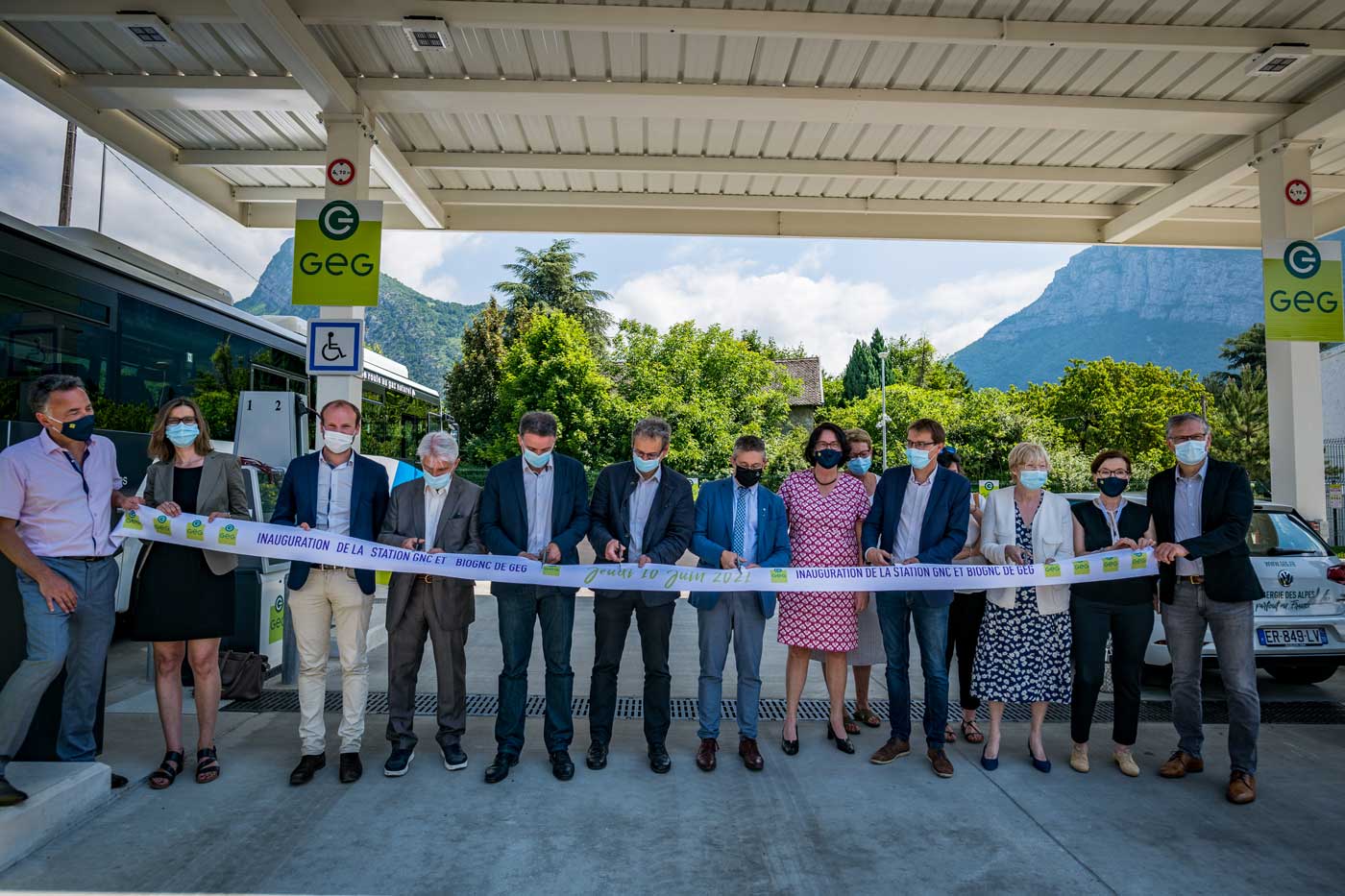 Isère : GEG inaugure sa 5e station GNV à Saint-Egrève