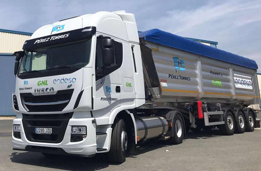 Endesa teste un camion au GNL en Espagne