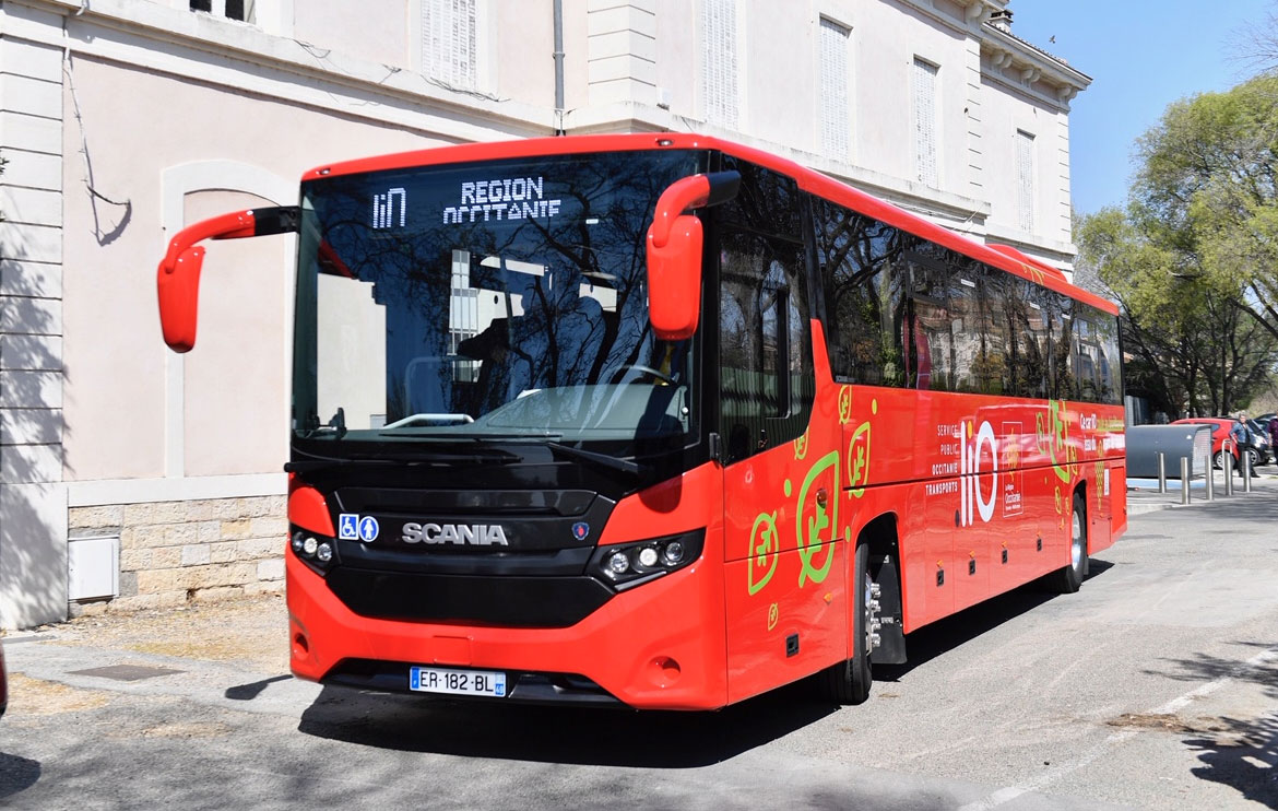 En Occitanie, liO intègre 5 nouveaux cars GNV à son réseau