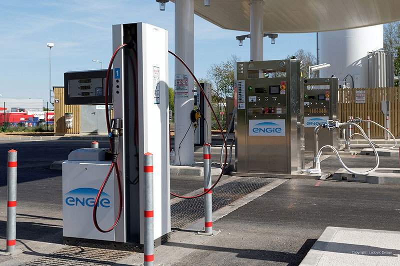 GNVert inaugure une station GNLC à Bondoufle et s'associe avec XPO Logistics 