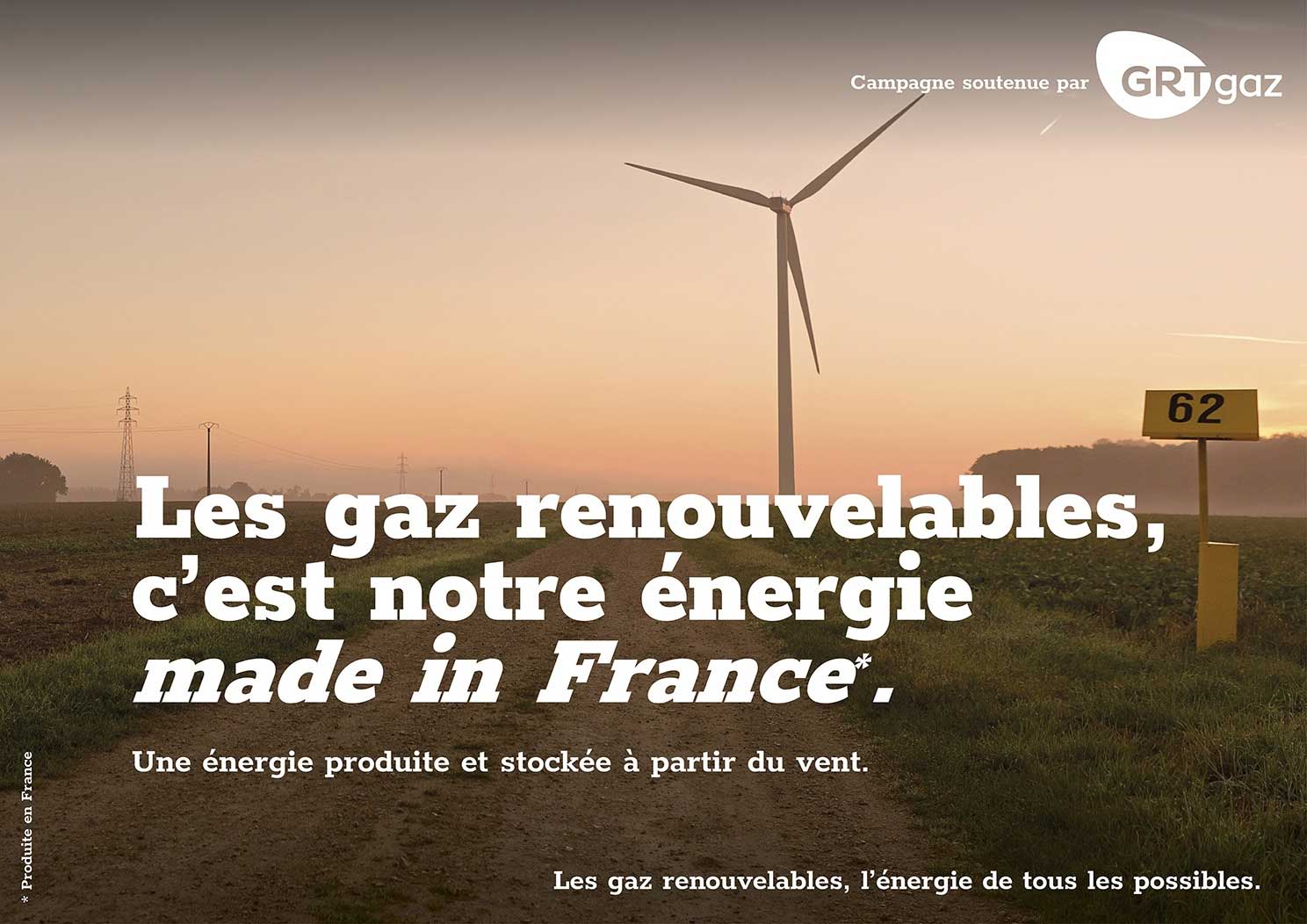 GRTgaz en campagne pour promouvoir les gaz renouvelables