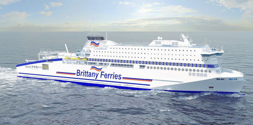Brittany Ferries s'associe à Total pour le ravitaillement de son premier navire GNL