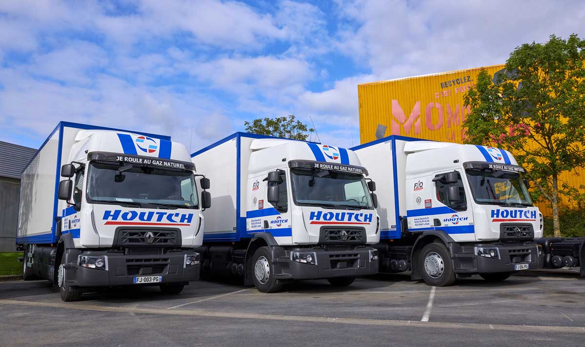 Le transporteur Houtch reçoit 21 nouveaux porteurs GNC à grande autonomie