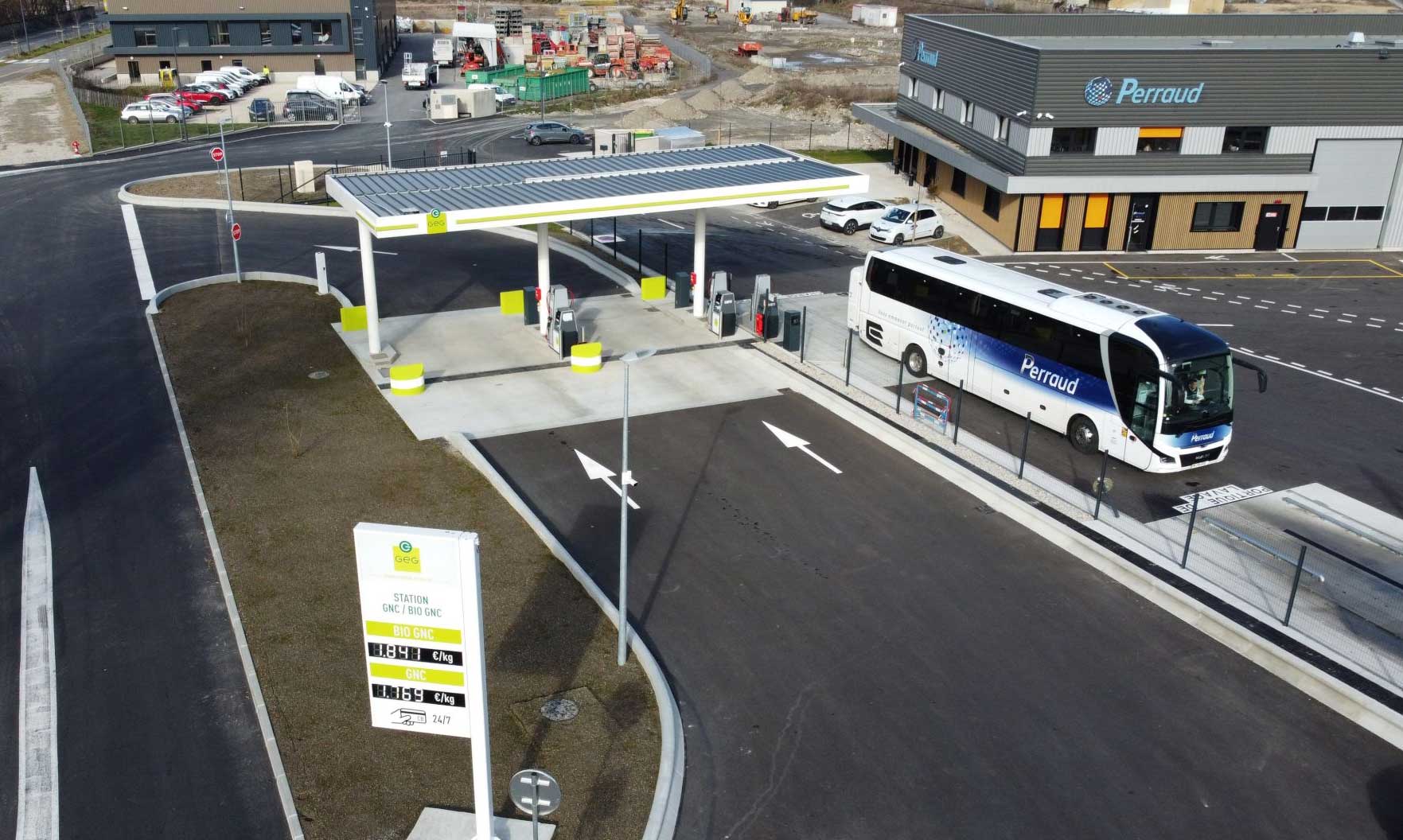 Le Groupe Perraud et GEG inaugurent une station GNV à Pont-de-Claix