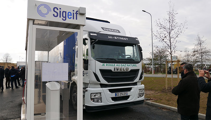 Le Sigeif inaugure la plus grande station GNV de France à Bonneuil-sur-Marne