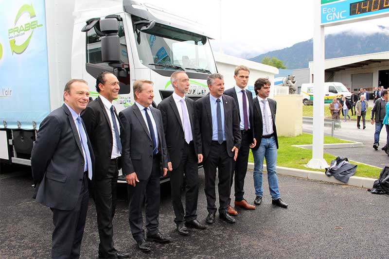 La station GNV poids-lourds de Saint-Pierre-en-Faucigny désormais ouverte