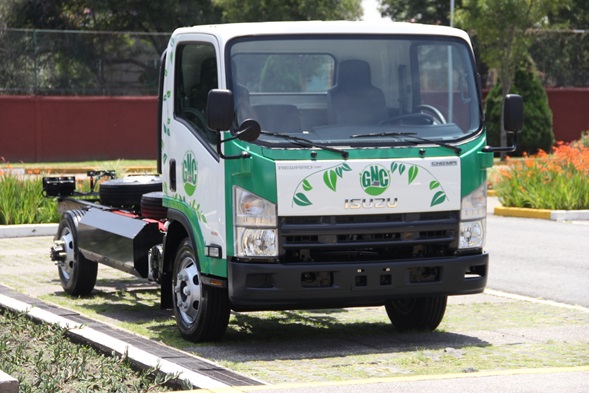 Isuzu lance son camion au gaz naturel ELF 500 GNC au Mexique