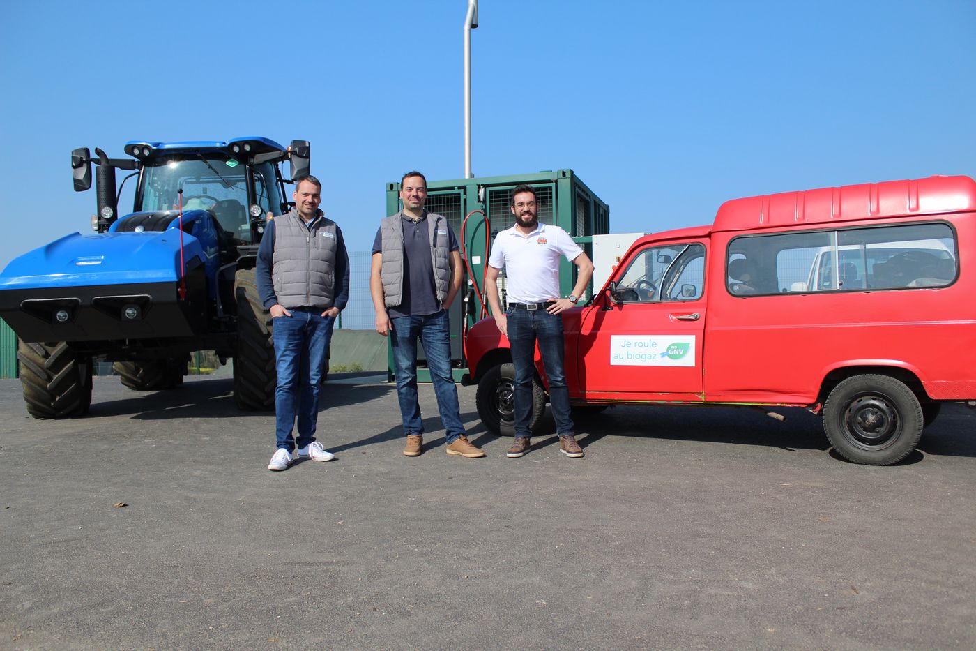 Méthaniseurs, stations, tracteur : Les frères Morel à fond dans le bioGNV