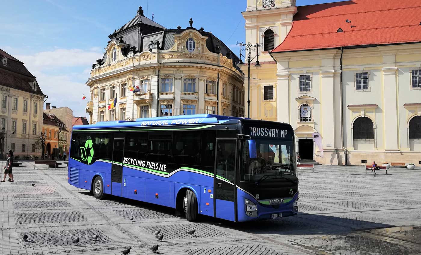 Iveco Crossway Natural Power : l'autocar GNV récompensé à Busworld