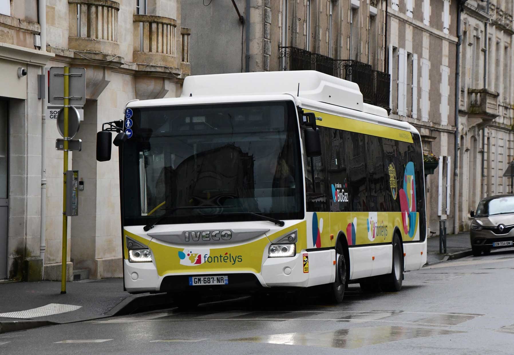 Vendée : un premier bus au biogaz pour Fontenay-le-Comte