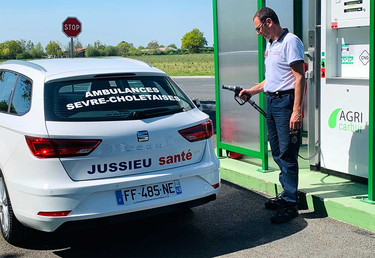 Les ambulances Jussieu Secours roulent au bioGNV