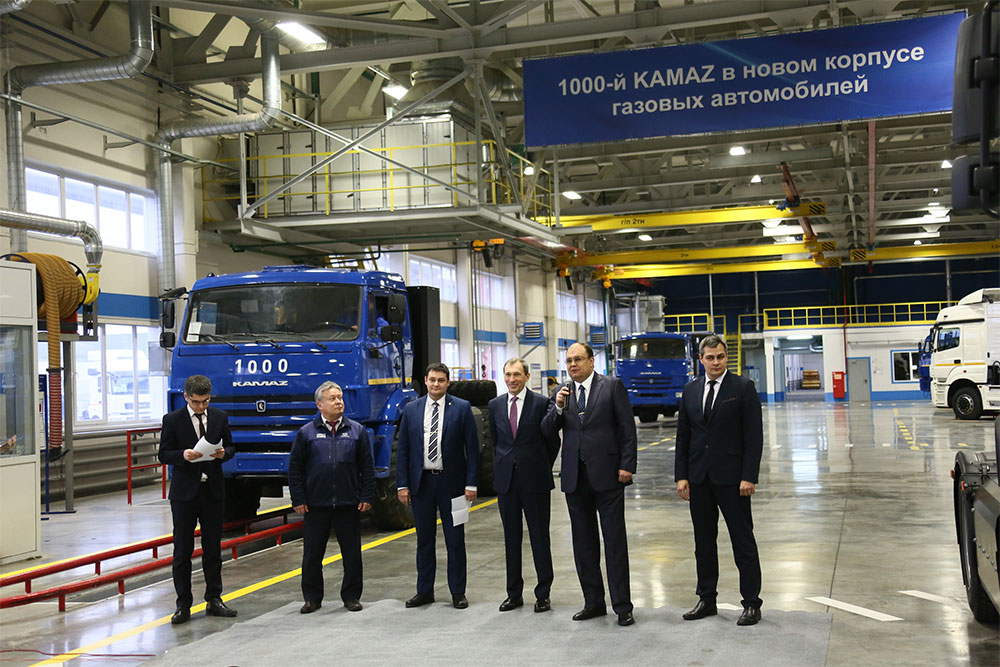 Russie : Kamaz a produit son millième camion au gaz