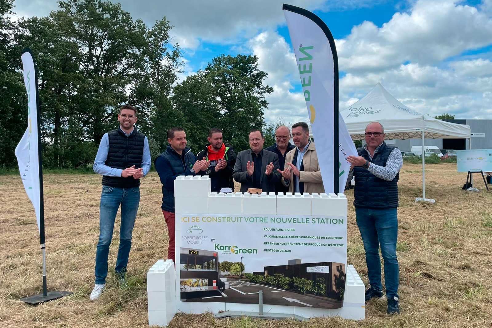 Avec KarrGreen, Loire Forez Agglomération lance la construction de sa station bioGNV
