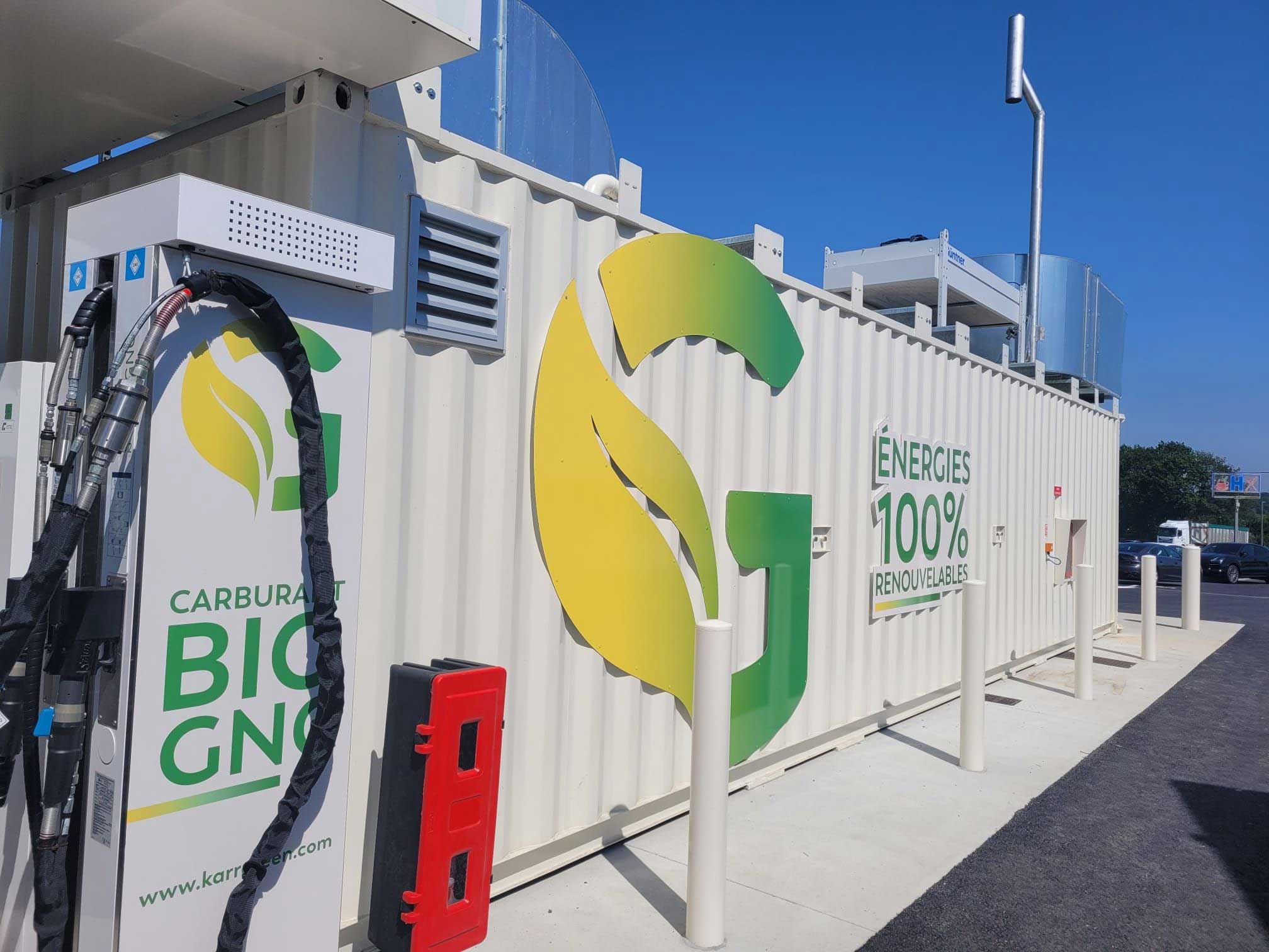 Bretagne : KarrGreen inaugure la station bioGNV de Moréac