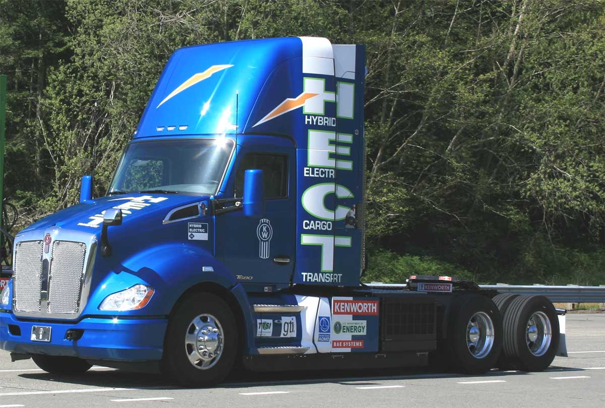 Kenworth présente son camion hybride au gaz naturel