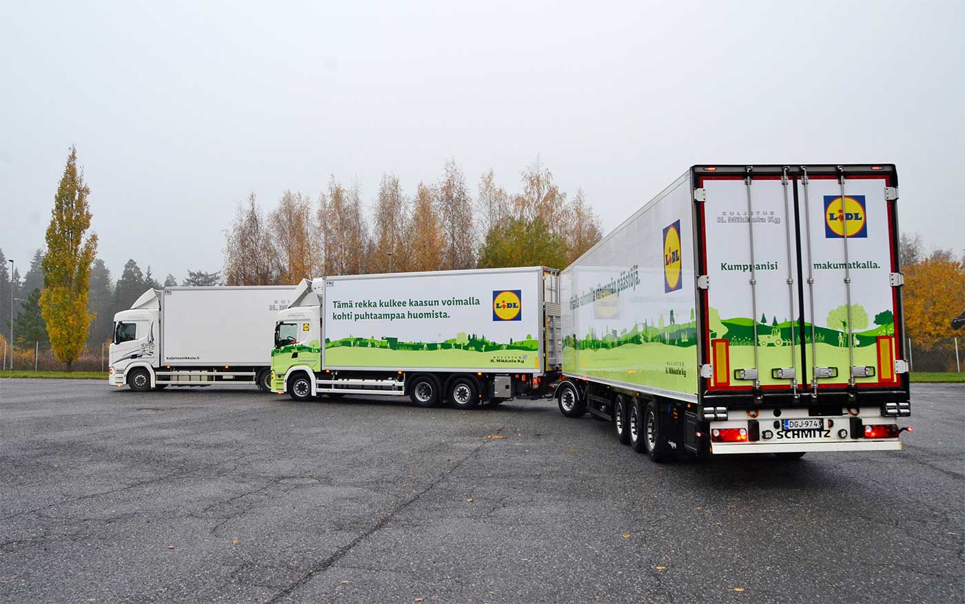 En Finlande, Lidl livre ses magasins avec des camions bioGNL