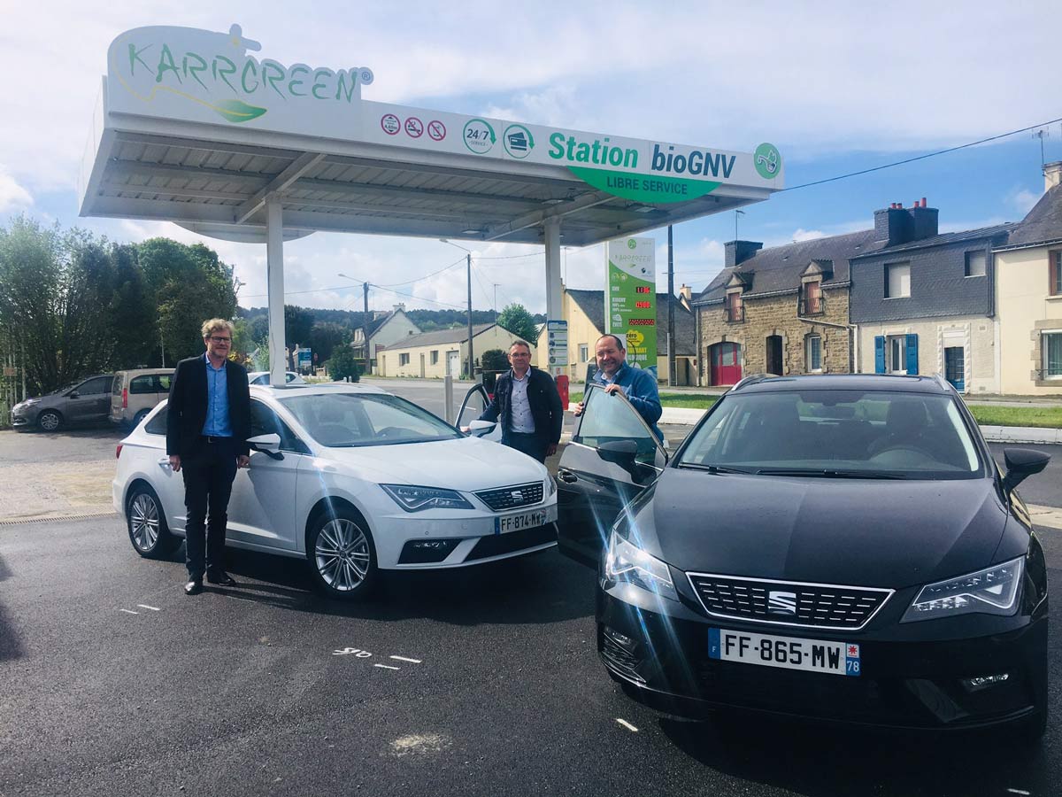 Bretagne : Liger reçoit ses premières Seat Leon au gaz naturel