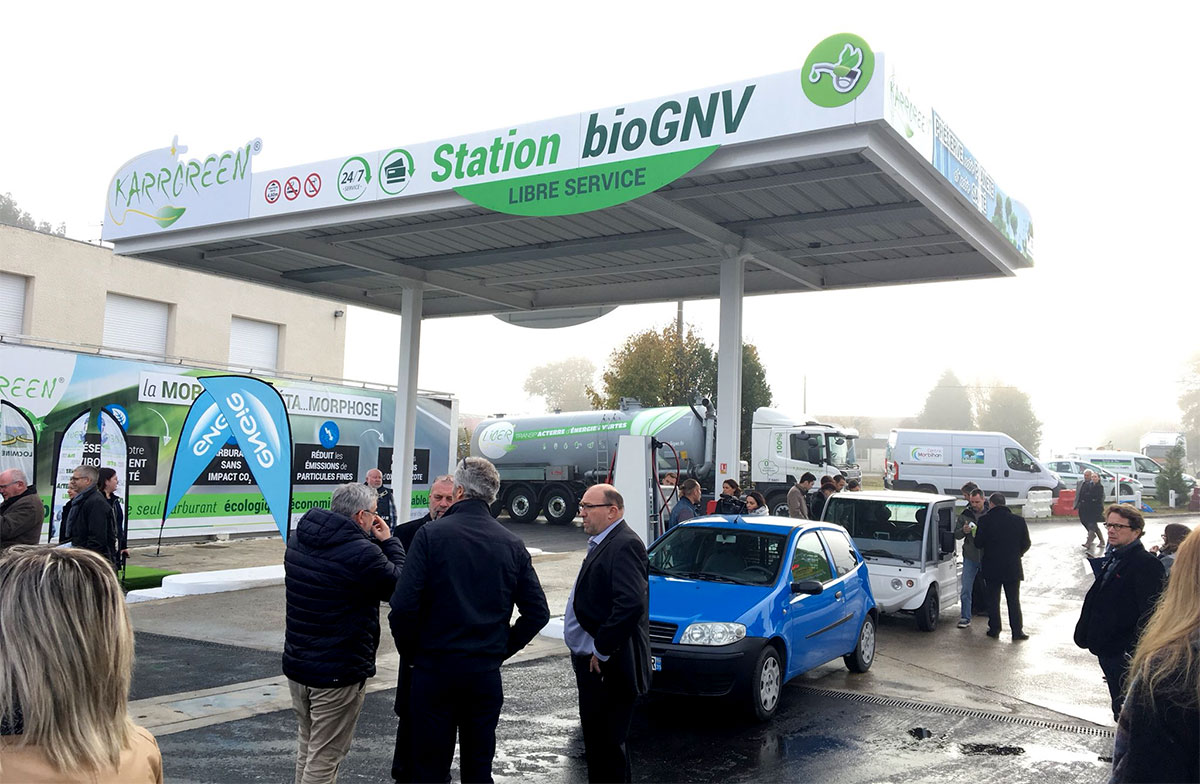 Bretagne : Liger inaugure sa nouvelle station bioGNV