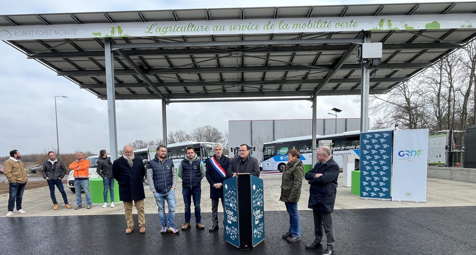 Dans la Loire, la station bioGNV de Montbrison a été inaugurée