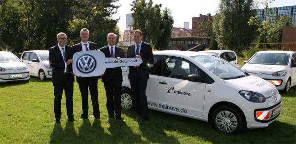 Allemagne - 16 Volkswagen Eco Up! au GNV pour la flotte de Mainova