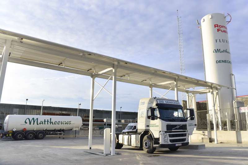 Belgique : le transporteur Mattheeuws va ouvrir au public sa station GNV de Veurne