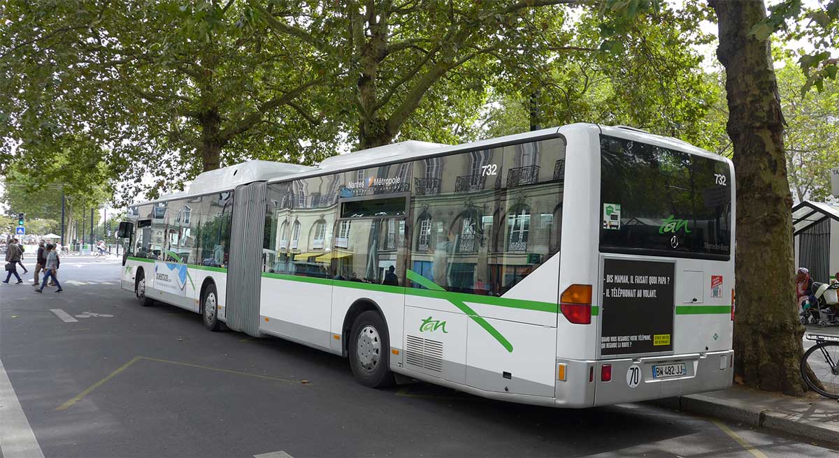 Les Mercedes Citaro GNV de la Semitan optimisés par le CRMT