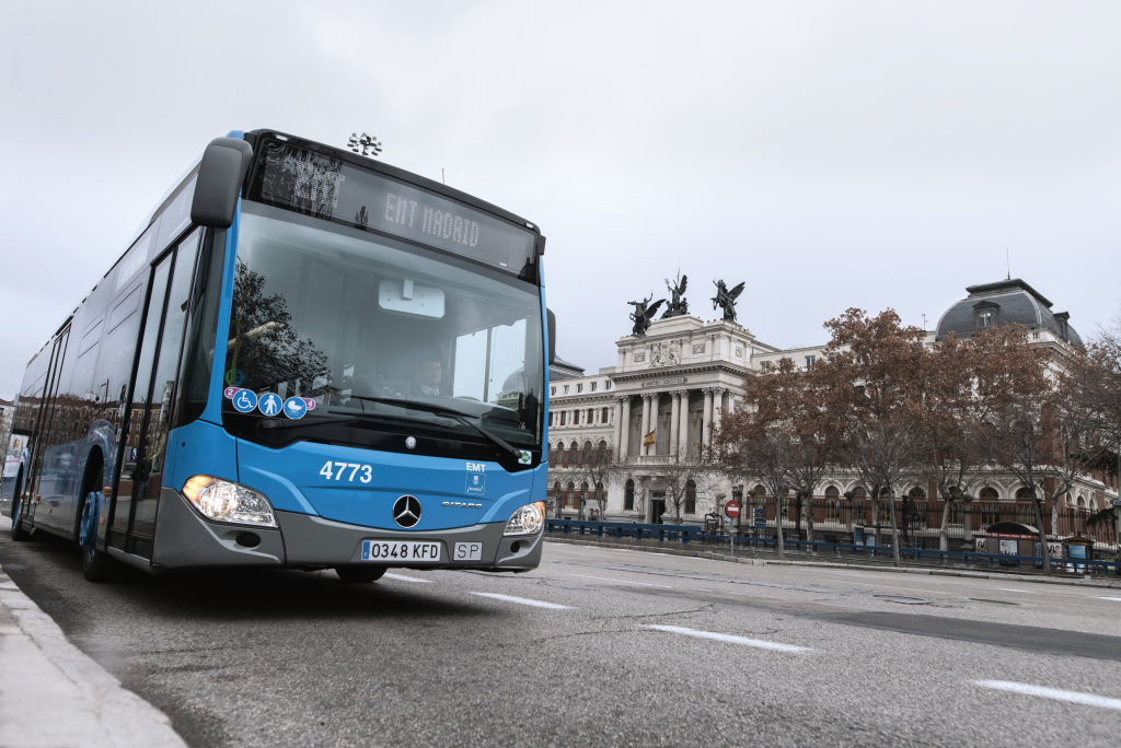 Madrid : 672 bus au gaz naturel en circulation en 2020
