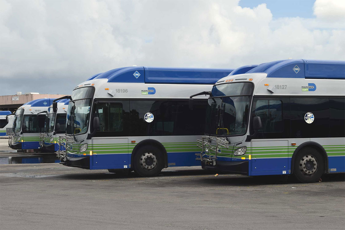 En Floride, Miami commande 140 nouveaux bus au gaz naturel