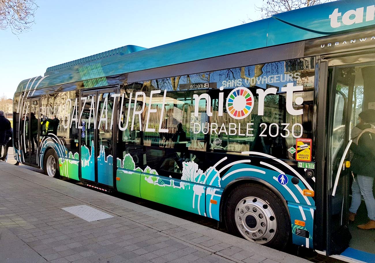 Niort mise sur les bus au gaz naturel