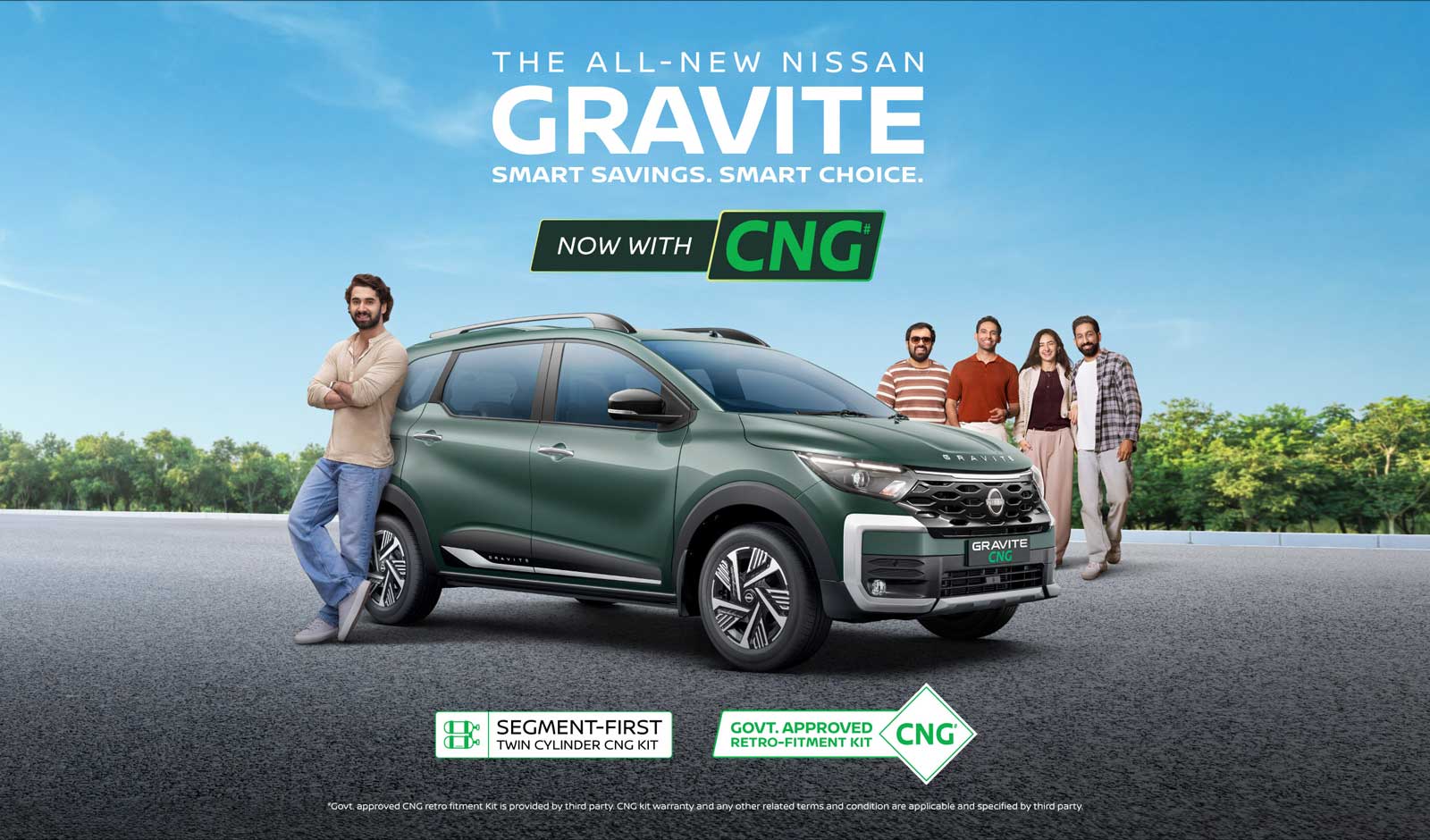 En Inde, Nissan propose un kit GNV sur ce SUV 7 places pour moins de 1 000 euros
