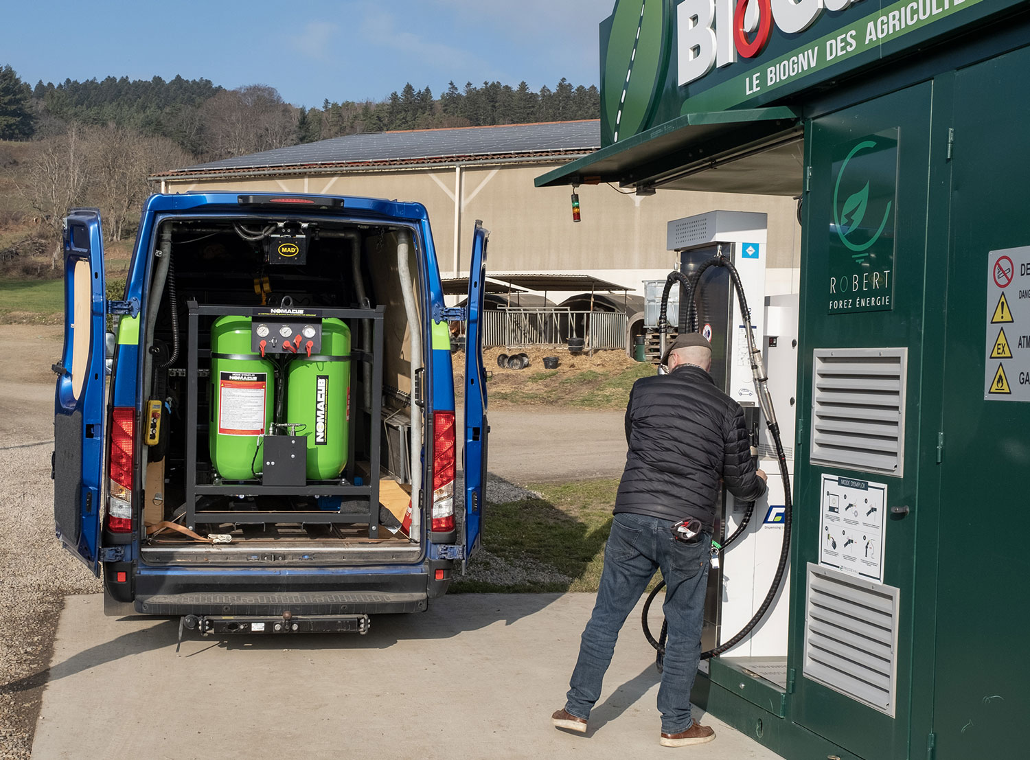 Nomacub : Cargaz présente son distributeur de biogaz portable