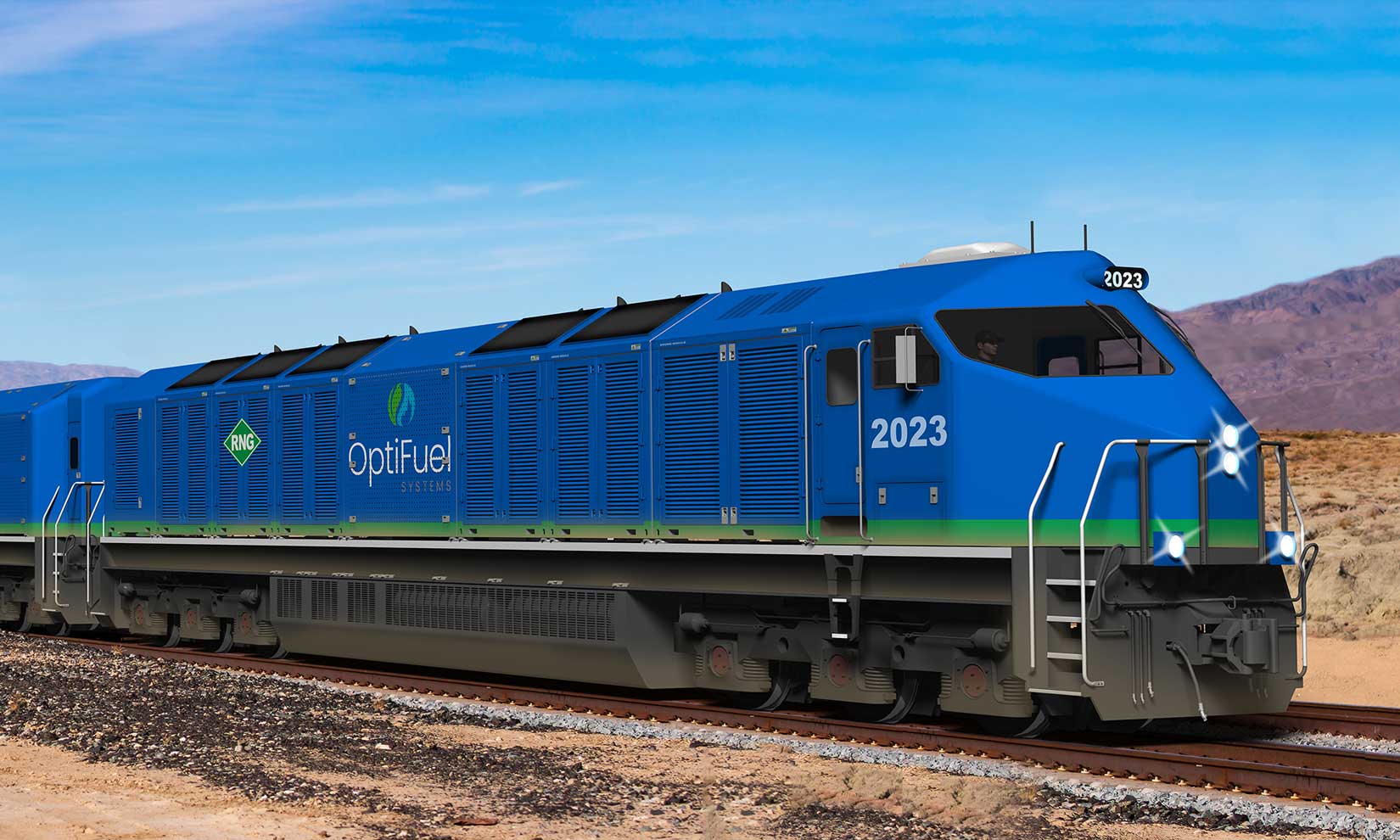 OptiFuel testera début 2025 sa locomotive hybride biogaz/électrique