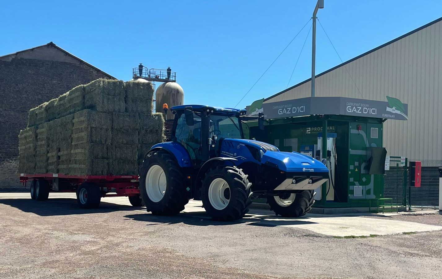 Tracteur New Holland au biogaz : premier essai positif pour cet agriculteur