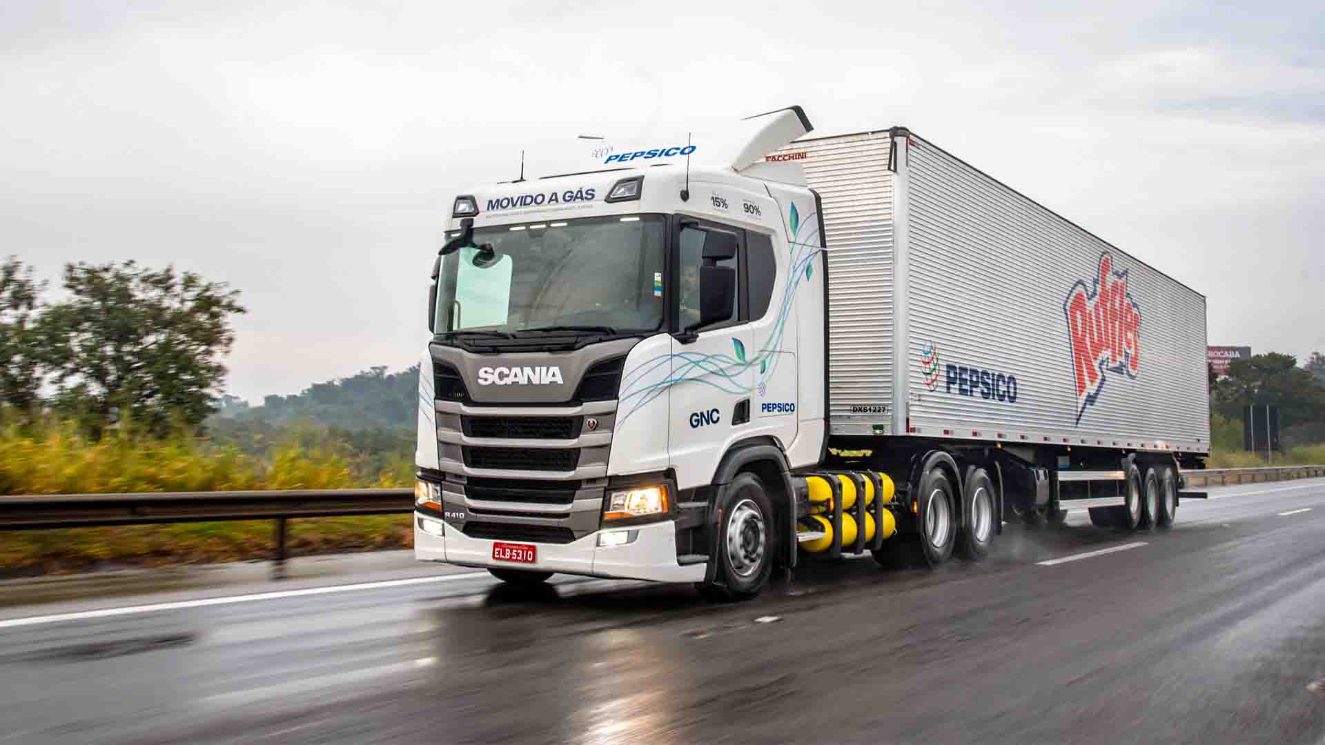 Brésil : Pepsico achète 18 camions GNV à Scania