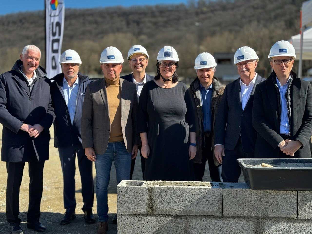 A Grenoble, GEG et Perraud lancent la construction de la station de Pont-de-Claix