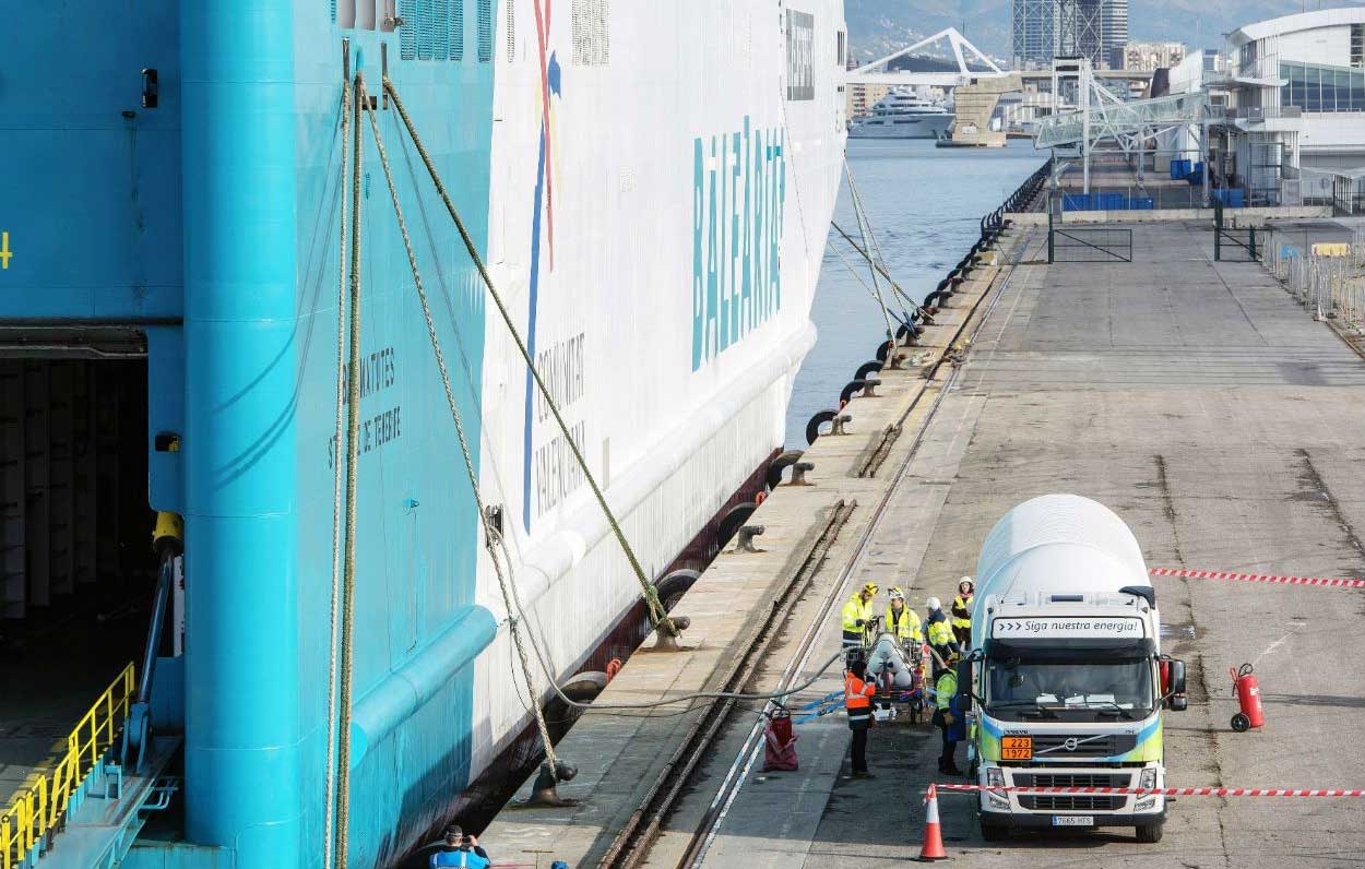 L'utilisation du GNL en nette progression au port de Barcelone