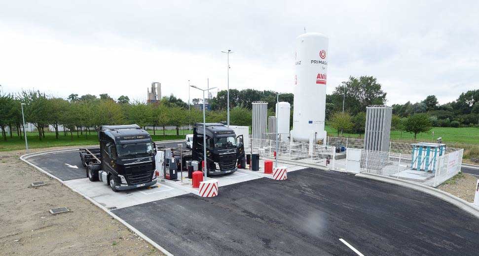 Une nouvelle station GNV Primagaz au Port du Havre