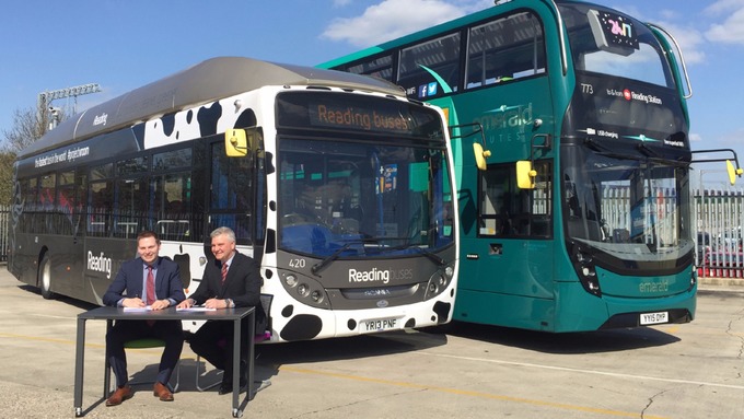 Reading Bus va faire rouler des bus à deux étages au biométhane
