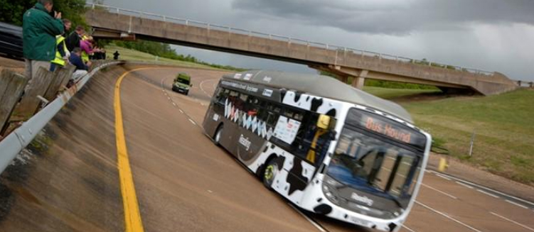 Record de vitesse battu pour le bus au biométhane de Reading Bus