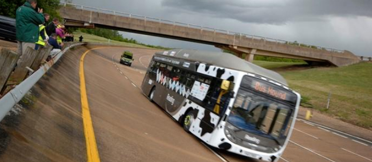 Record de vitesse battu pour le bus au biomthane de Reading Bus