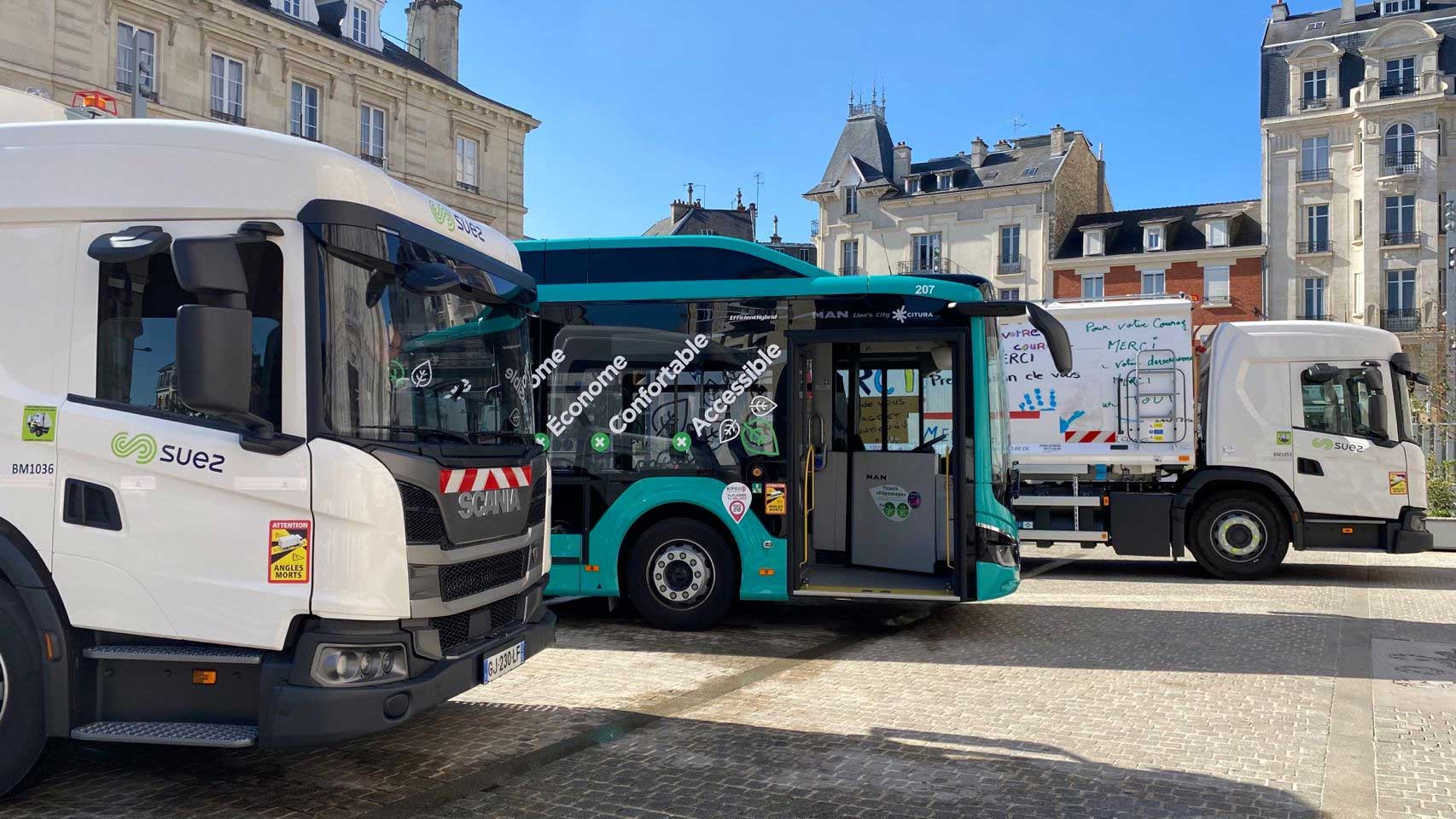 Pour son plan sobriété, le Grand Reims mise sur les bus et les bennes à ordures au biogaz