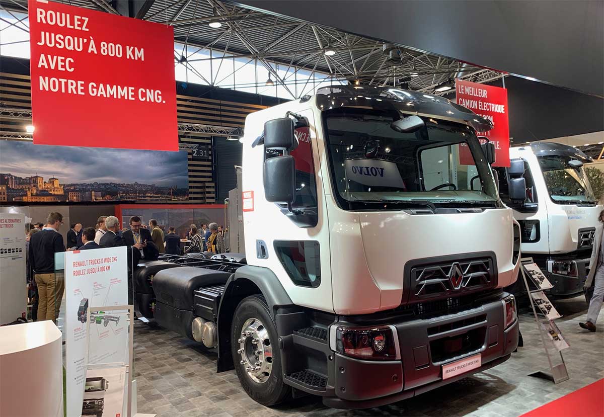 Renault Trucks : un porteur GNC avec 800 km d'autonomie développé avec le CRMT