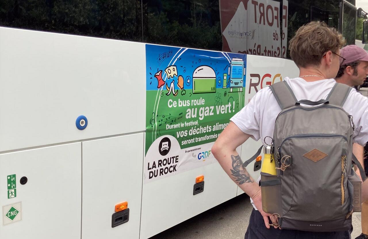A la Route du Rock, les autocars carburent au bioGNV